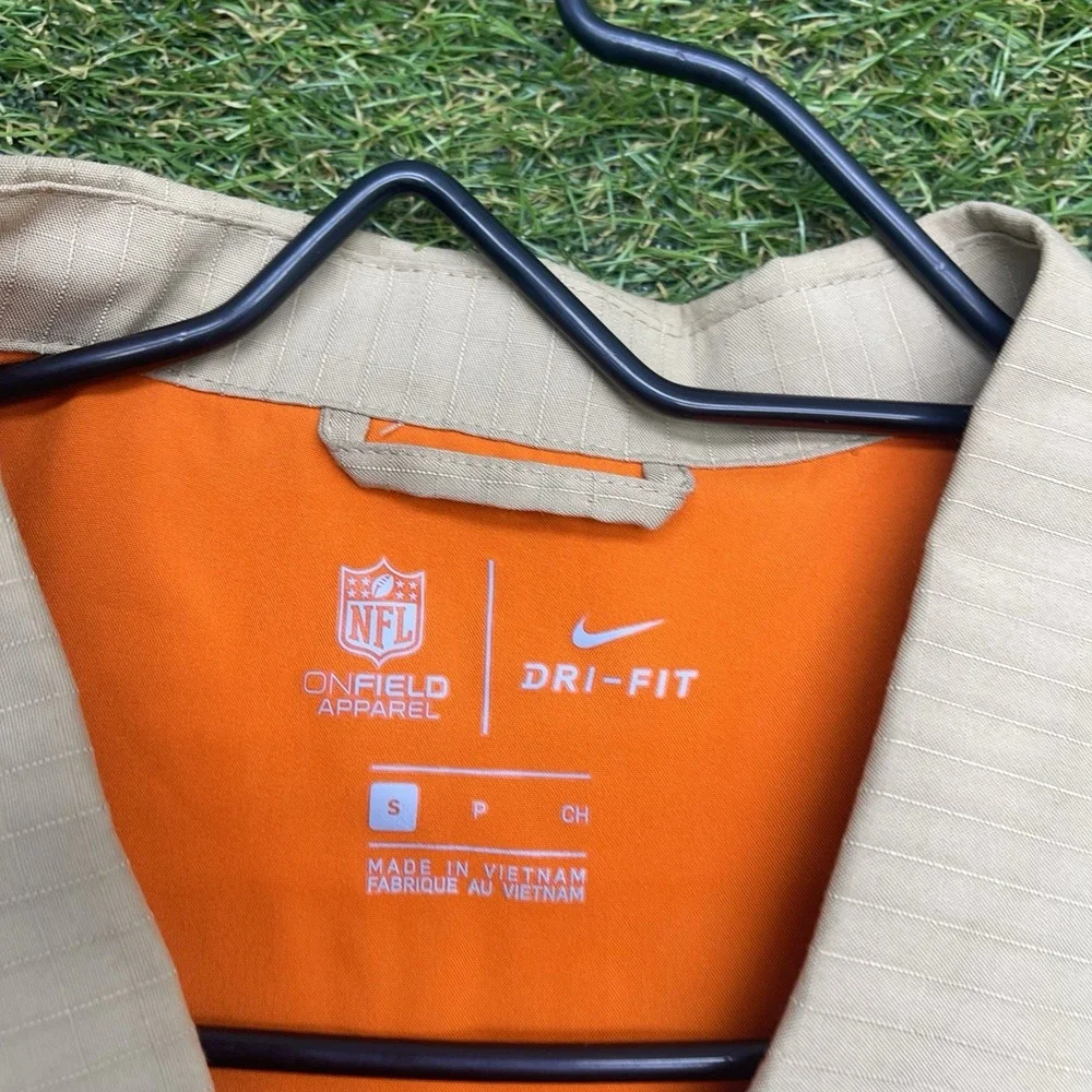 Cleveland Browns Salute to Service Nike Shirt Mens Small Sideline Button-Up